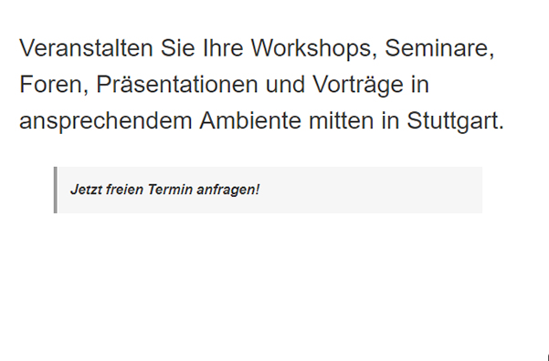 Konferenzraum aus 70173 Stuttgart